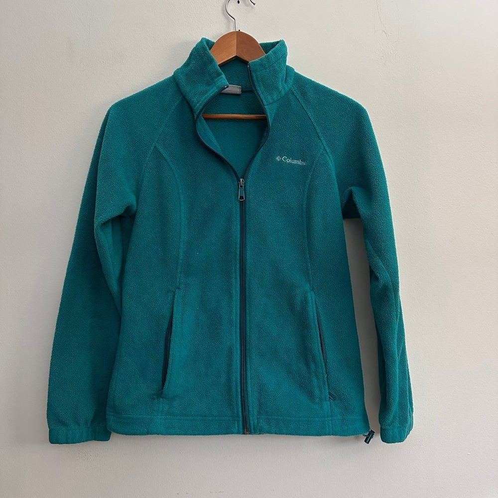 Columbia Three Rivers‎ Fleece Jacket Green Small